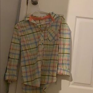 Rainbow flannel